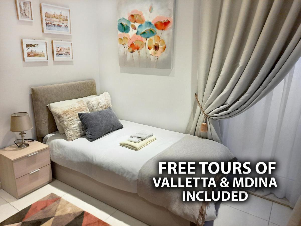 Cozy Rooms - Great Bus Connections - Free Parking Mosta Ngoại thất bức ảnh